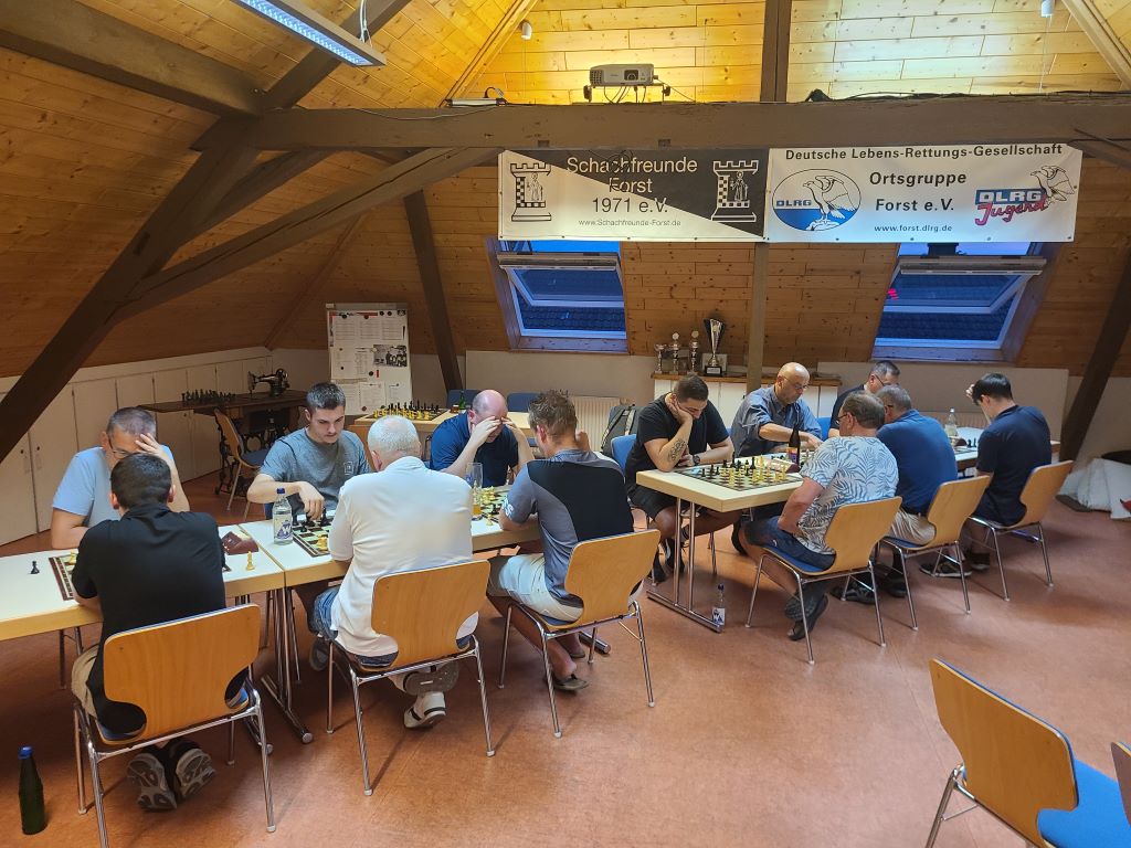 15. Forster Bockworschd-Blitzturnier 2026 - Turniersaal